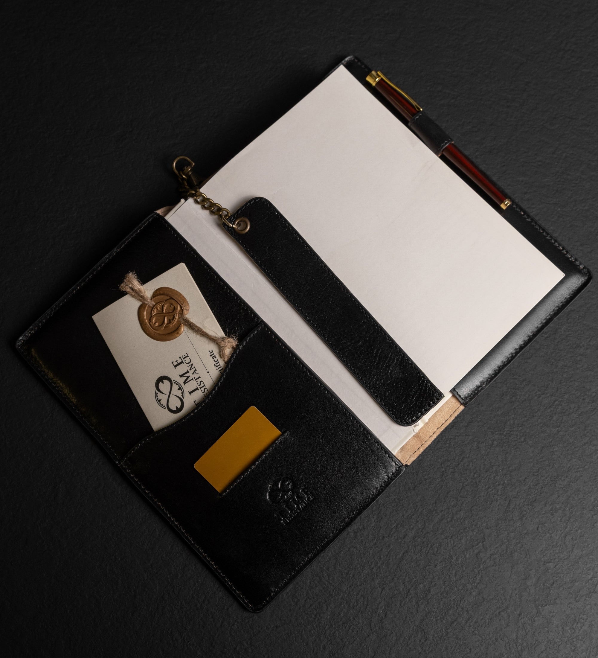 Leren notitieboek met navulbaar A5 notitieblok - The Diary of a Nobody