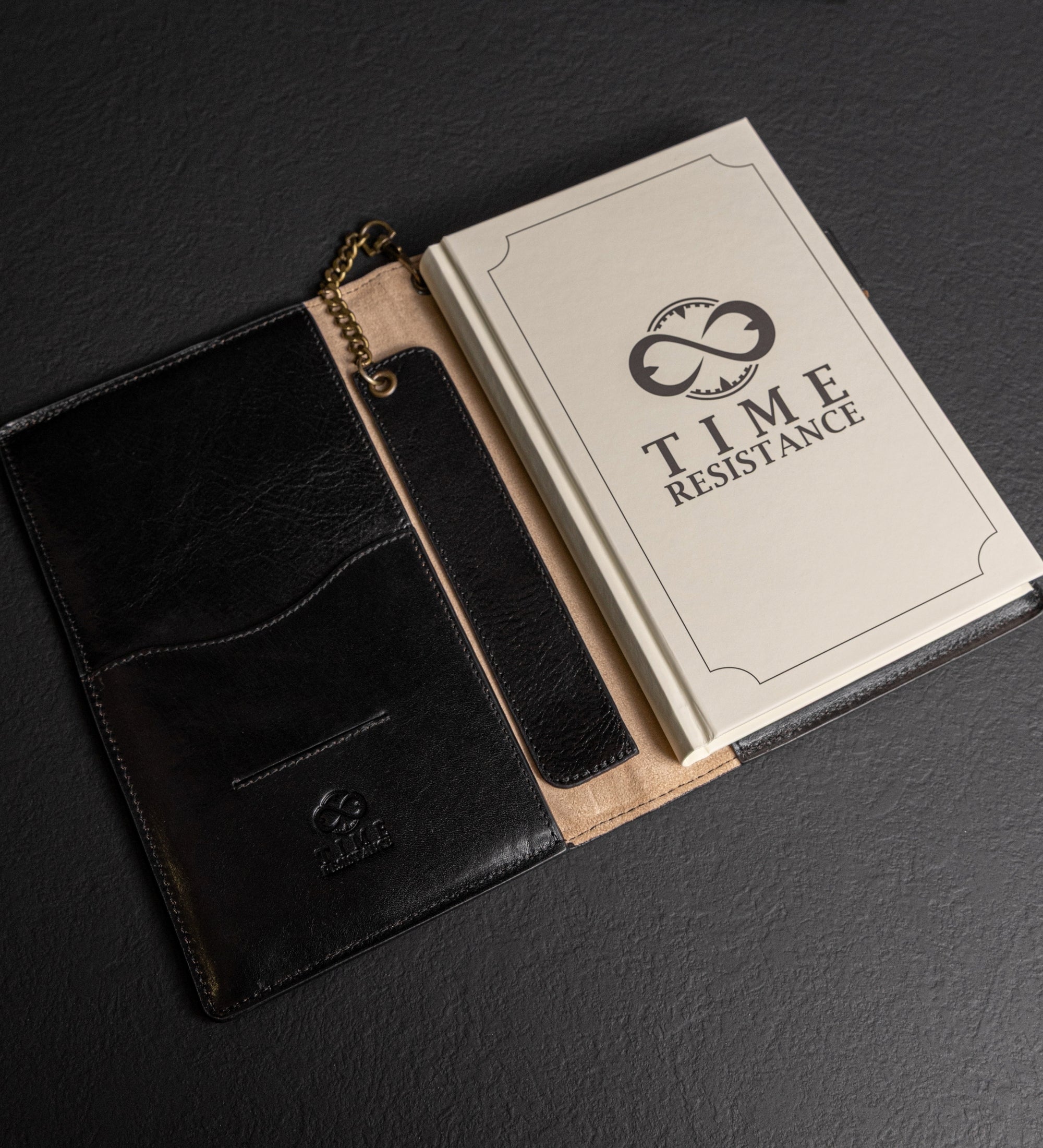 Leren notitieboek met navulbaar A5 notitieblok voor dames - The Diary of a Nobody