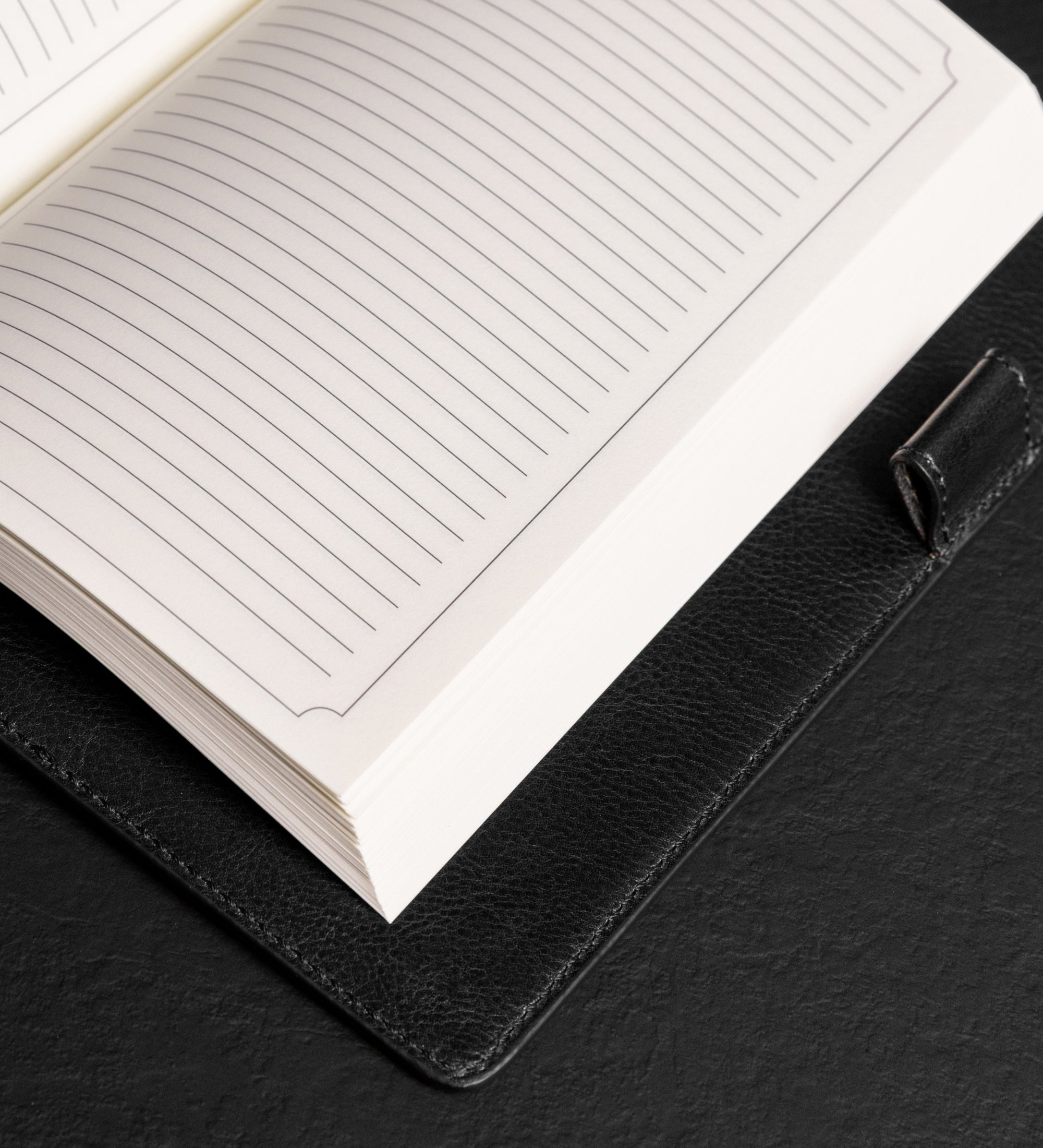 Leren notitieboek met navulbaar A5 notitieblok - The Diary of a Nobody