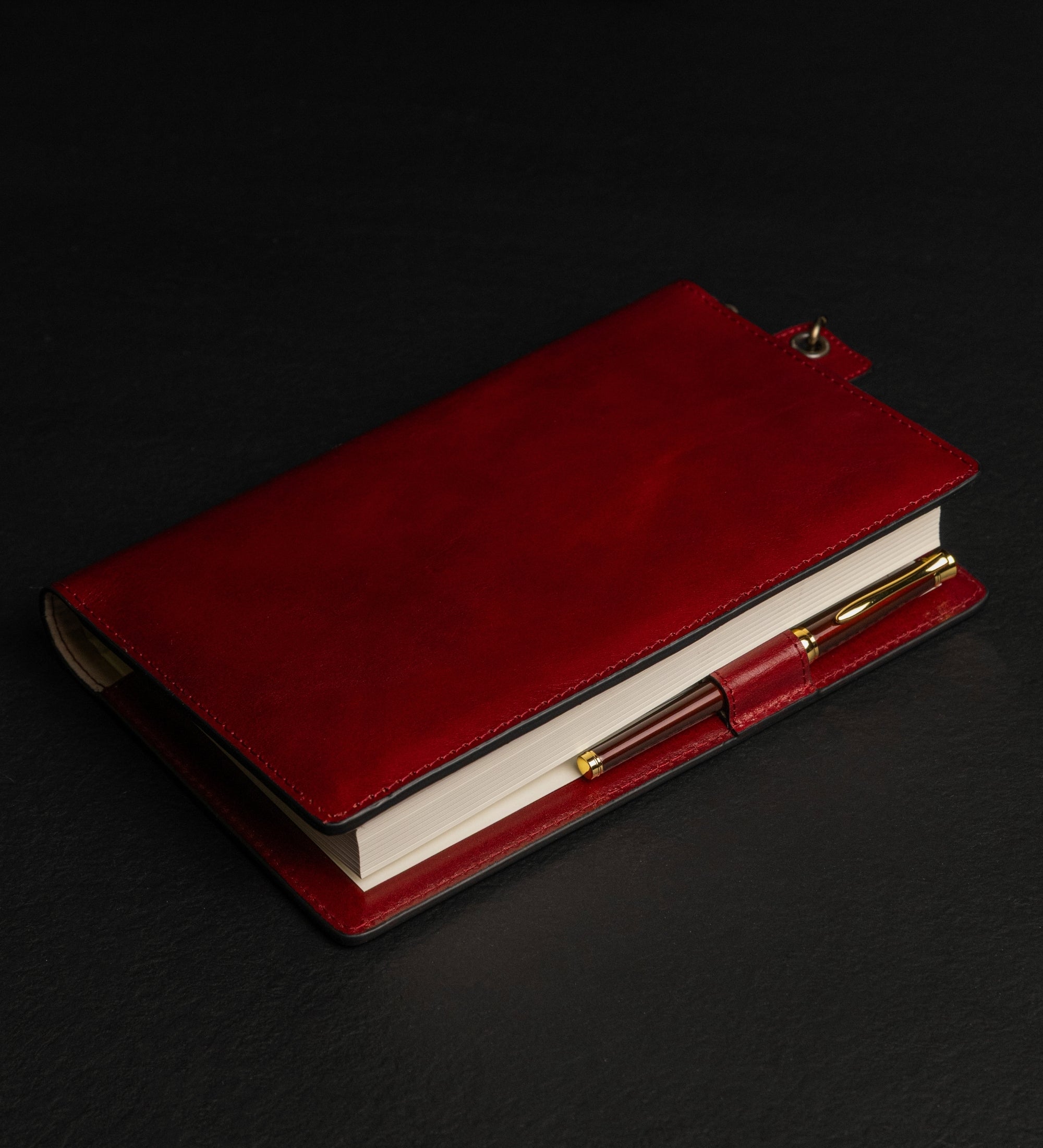 Leren notitieboek met navulbaar A5 notitieblok voor dames - The Diary of a Nobody
