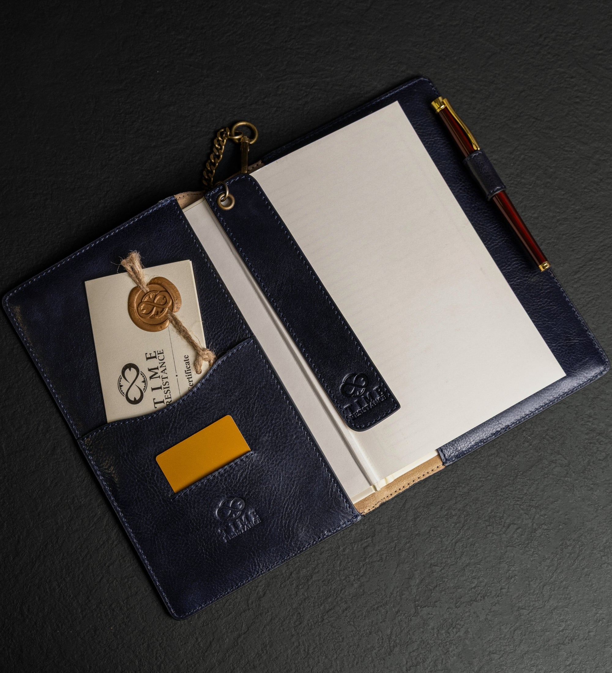 Leren notitieboek met navulbaar A5 notitieblok voor dames - The Diary of a Nobody
