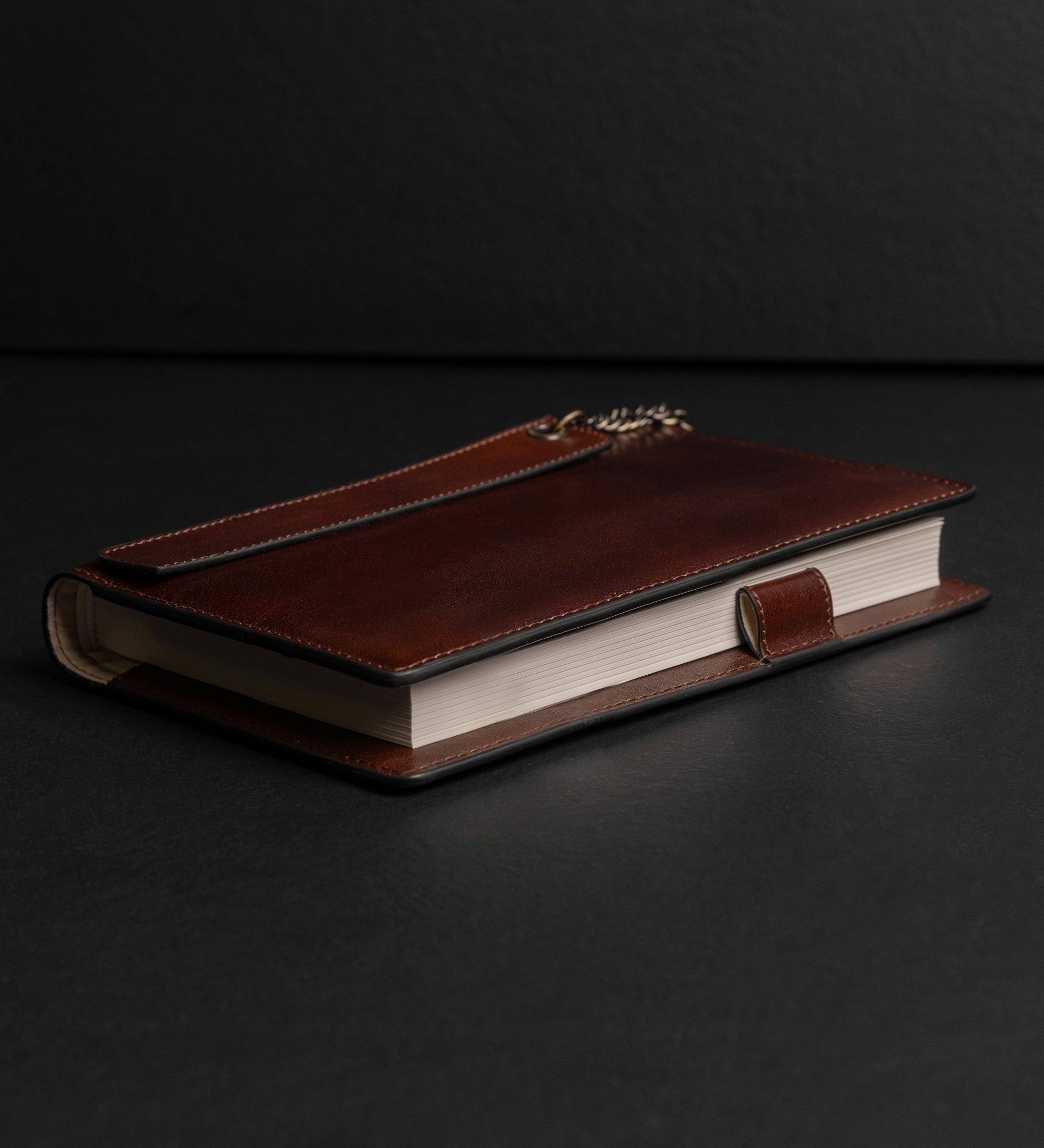 Leren notitieboek met navulbaar A5 notitieblok - The Diary of a Nobody