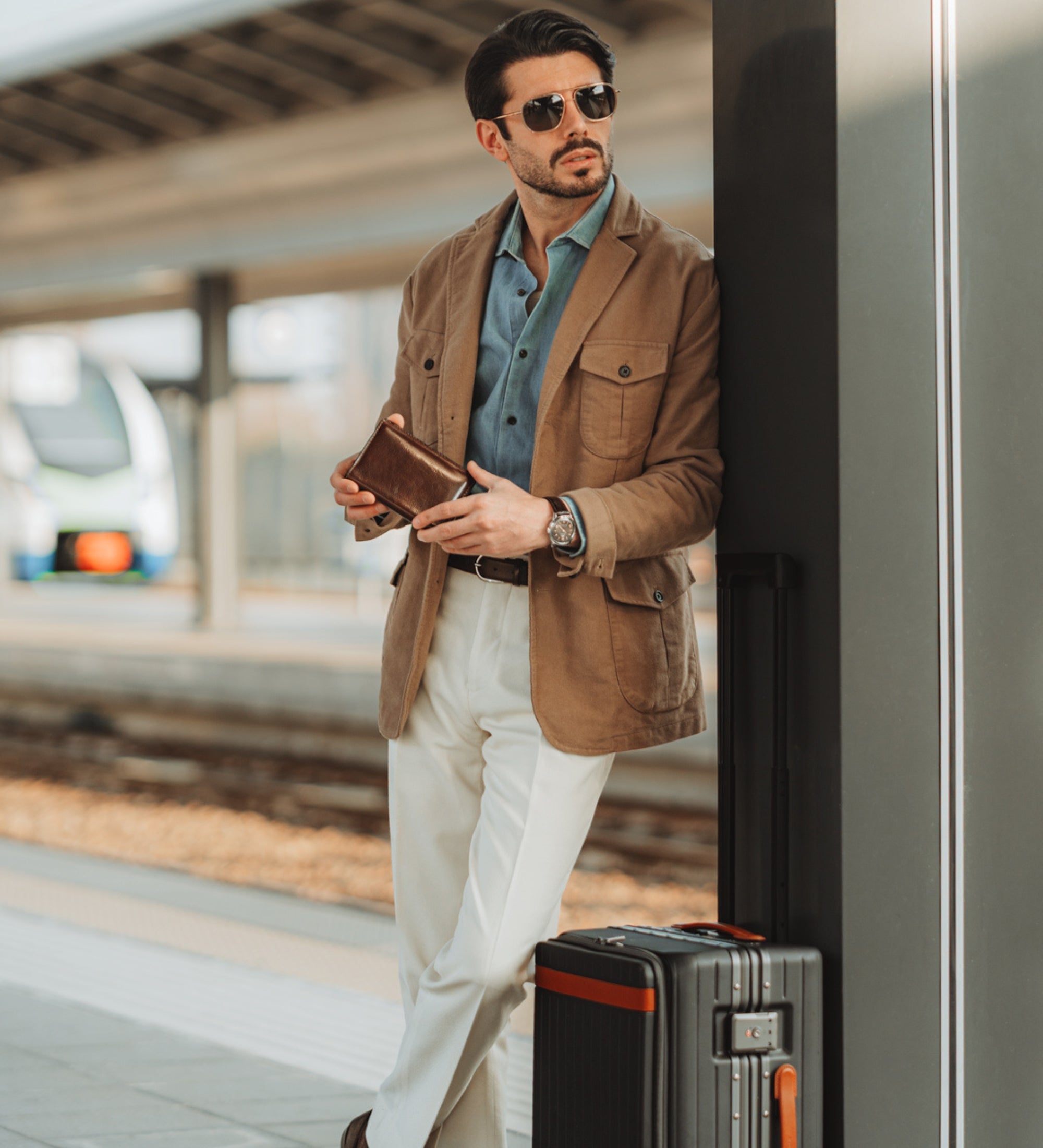 Kleine leren paspoorthoes - Gulliver's Travels