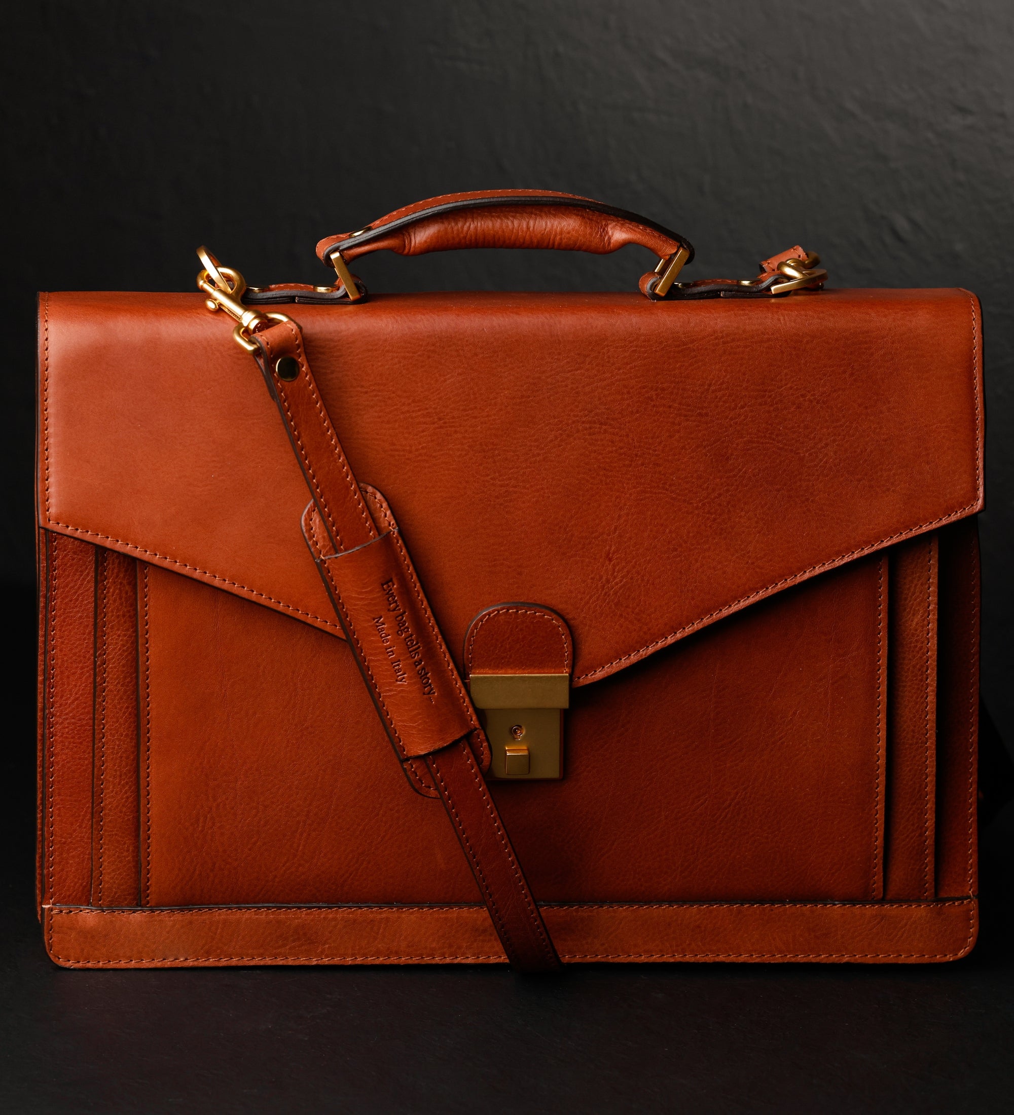 Klassiek design leren aktetas - The Magus