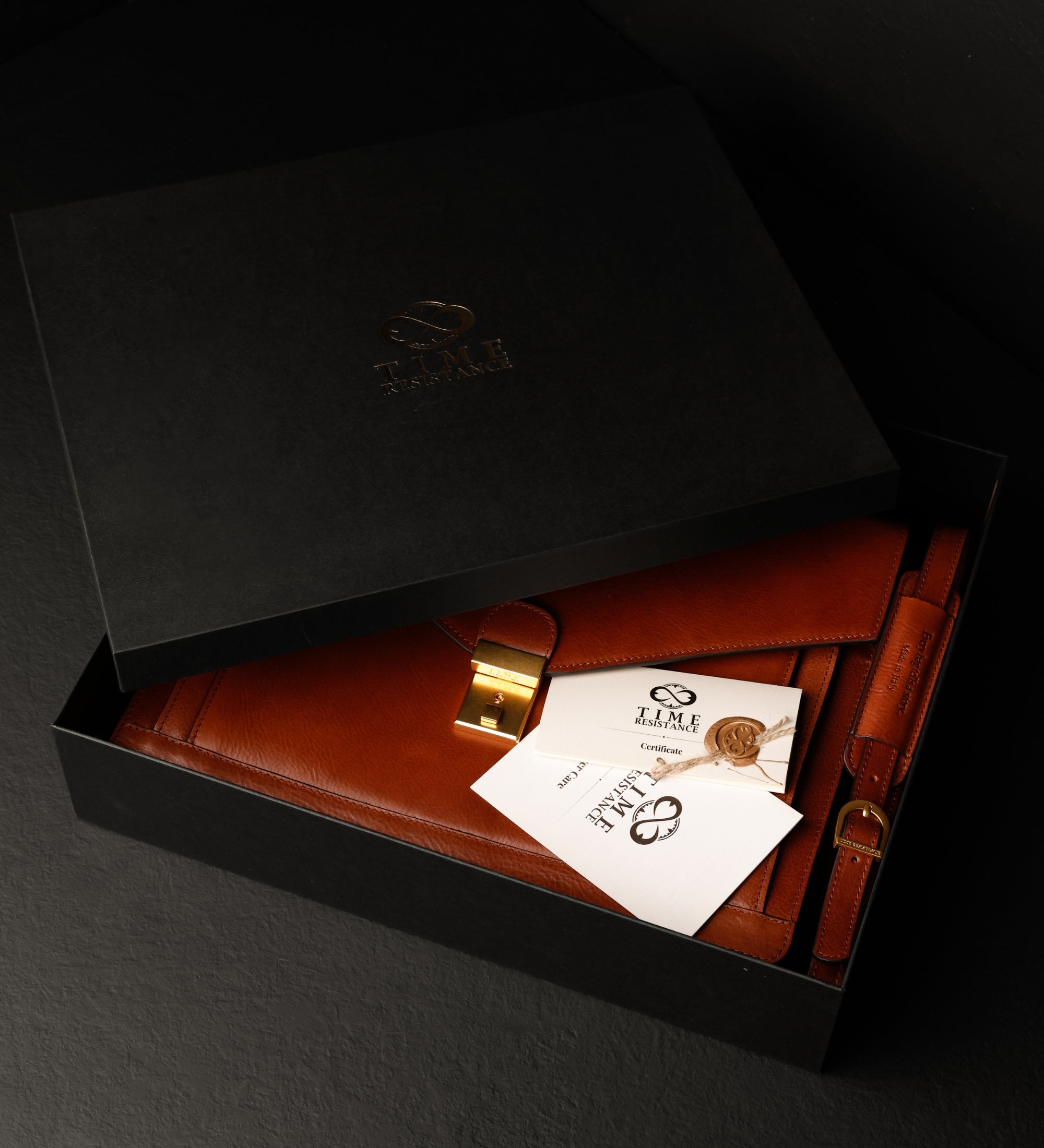 Klassiek design leren aktetas - The Magus